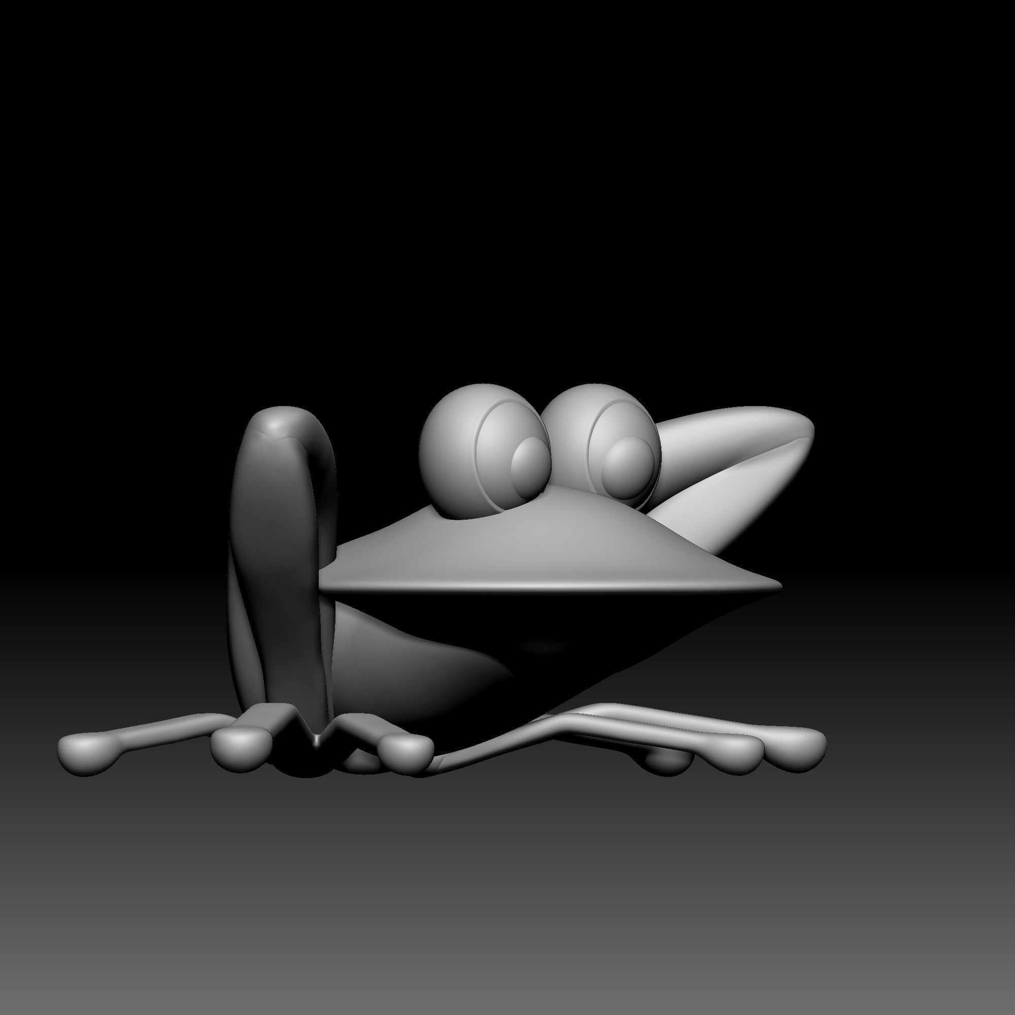 Frog cymbal - Alice in Wonderland - 020 3D print model_7
