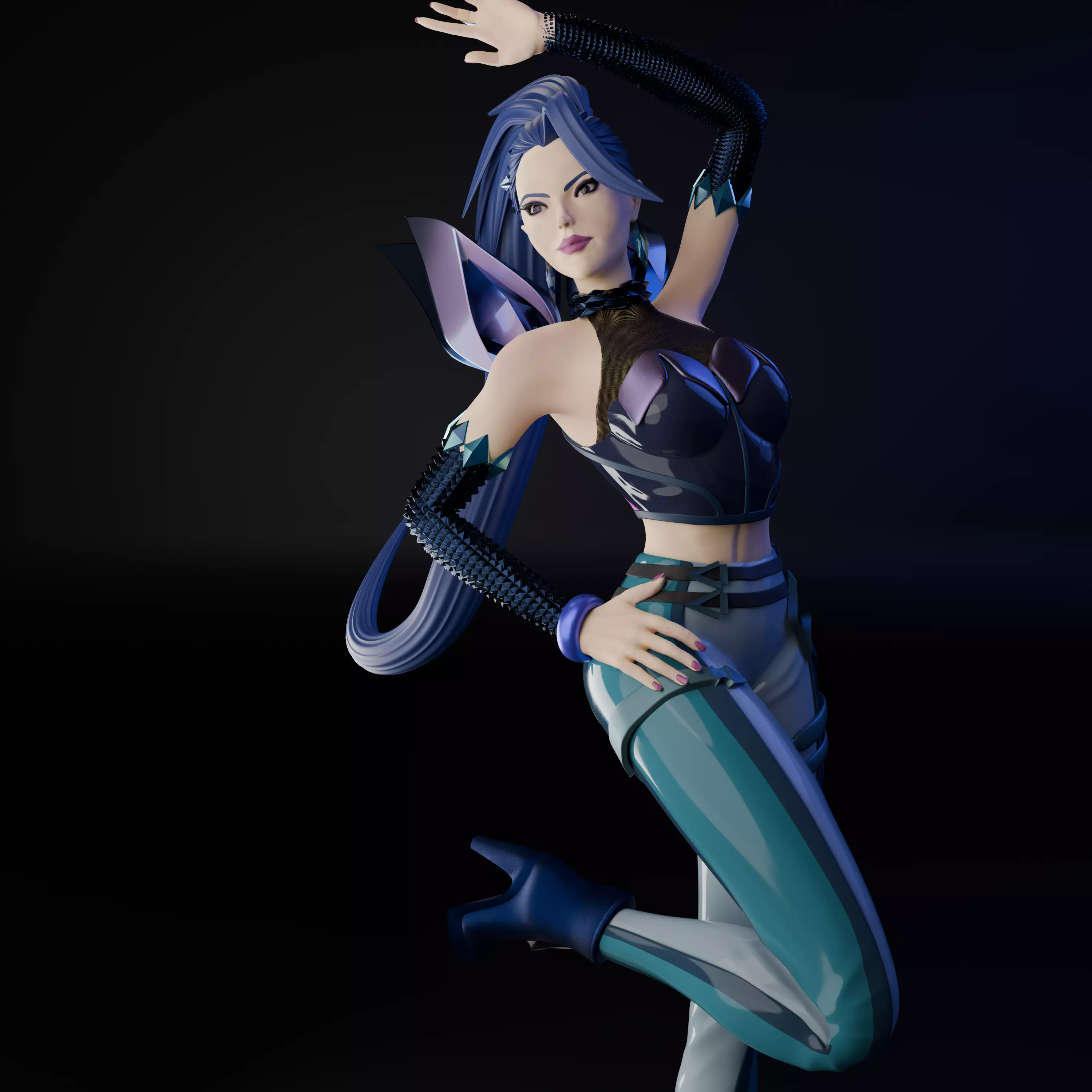 KDA All out KaiSa From League of Legends Ready For Printing 3D print model