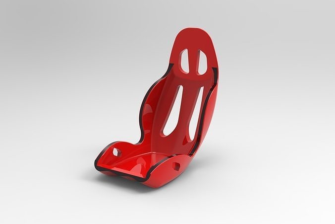 Racing seat 3D model