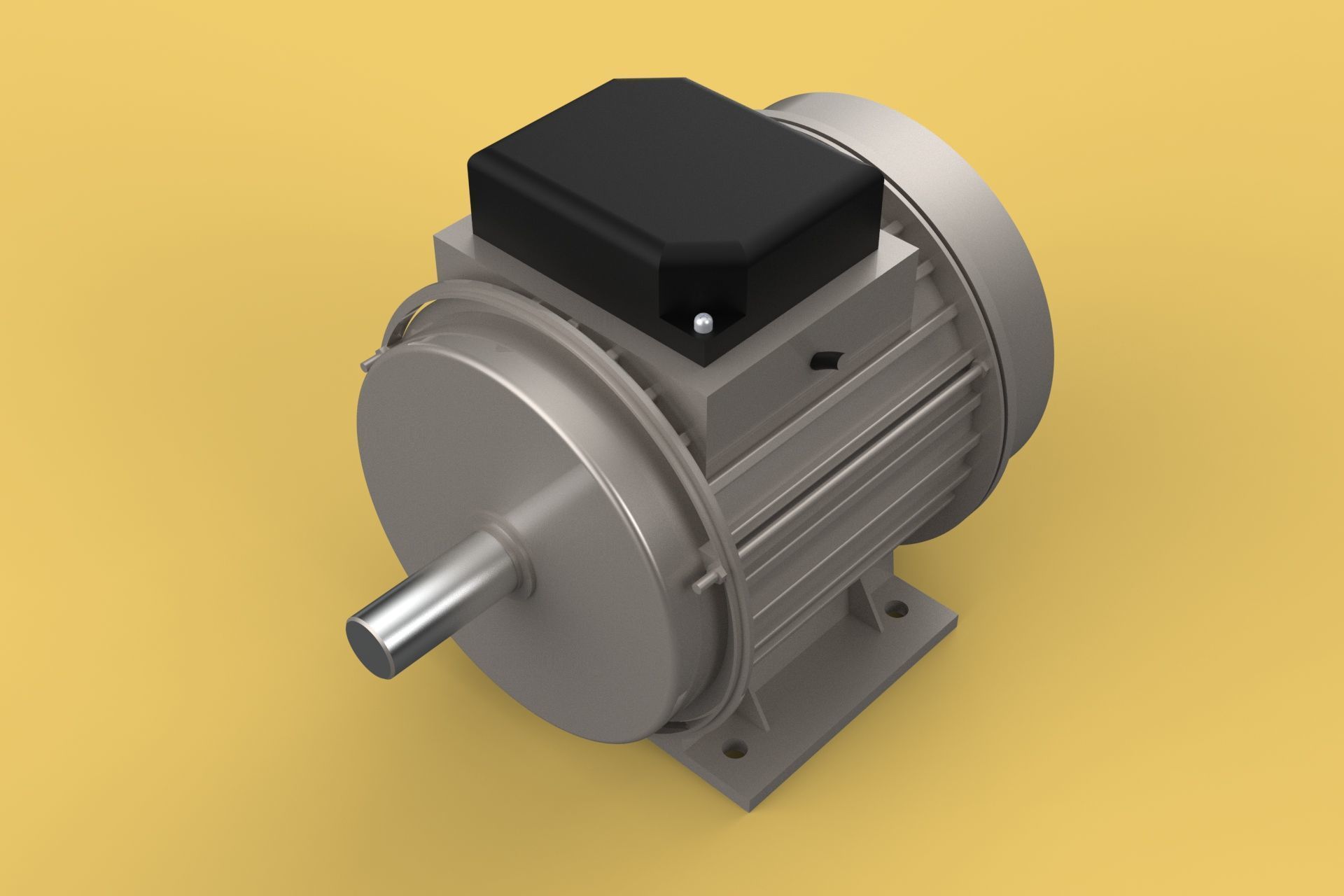 STANDART ELECTRIC MOTOR IEC 3D model_2