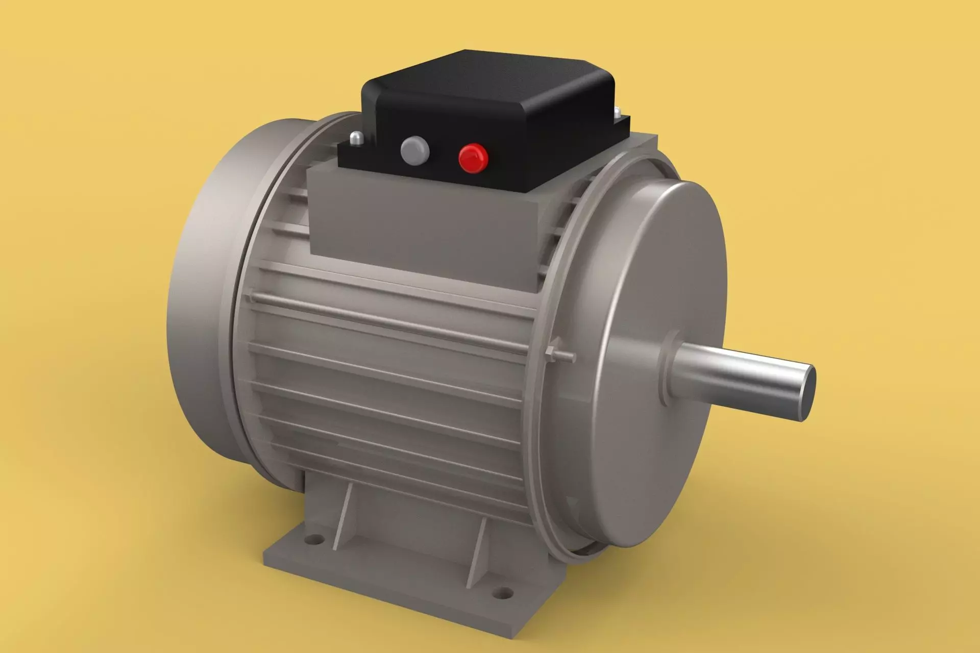 STANDART ELECTRIC MOTOR IEC 3D model_0