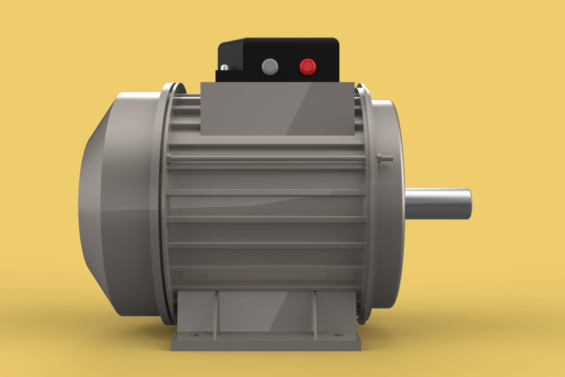 STANDART ELECTRIC MOTOR IEC 3D model_9