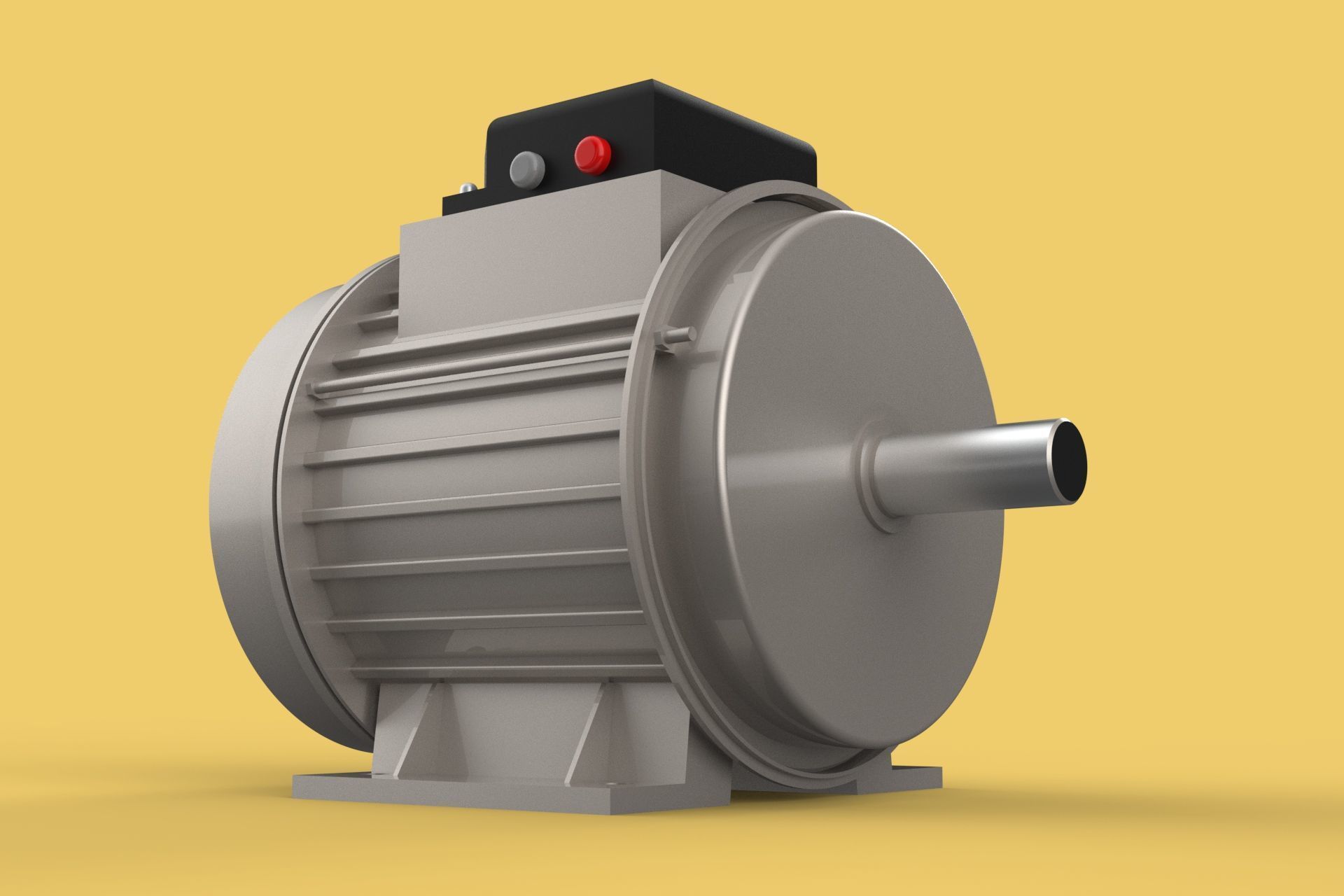 STANDART ELECTRIC MOTOR IEC 3D model_4