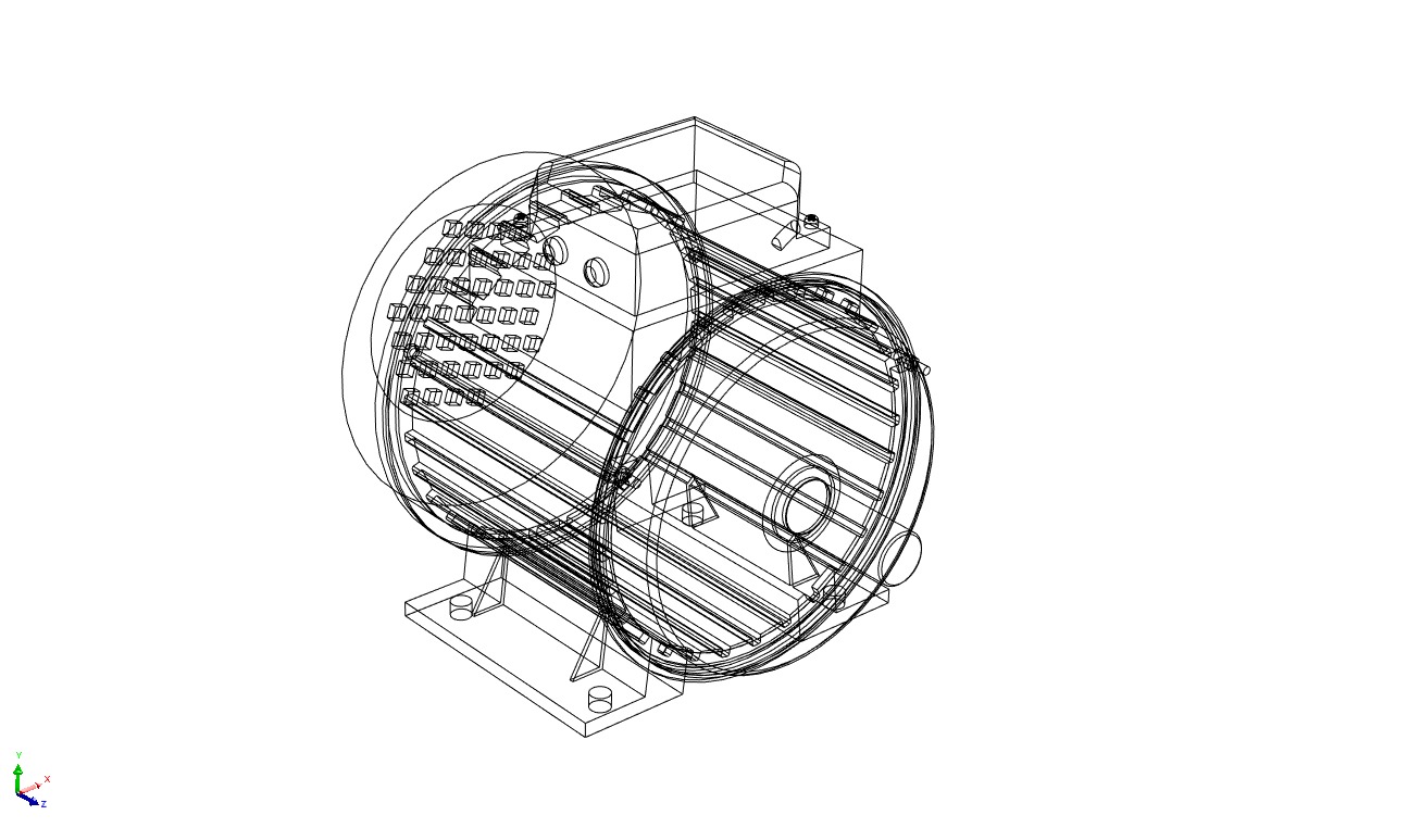 STANDART ELECTRIC MOTOR IEC 3D model_17