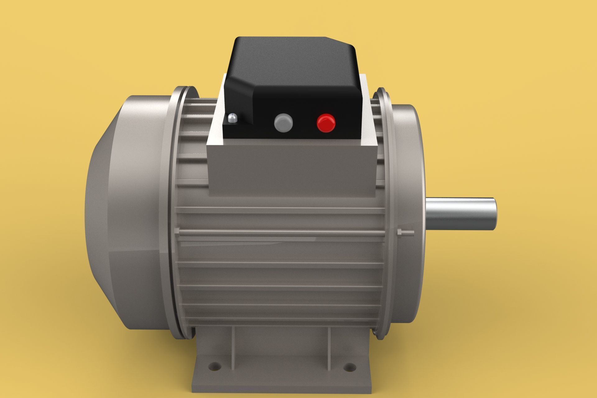 STANDART ELECTRIC MOTOR IEC 3D model_10