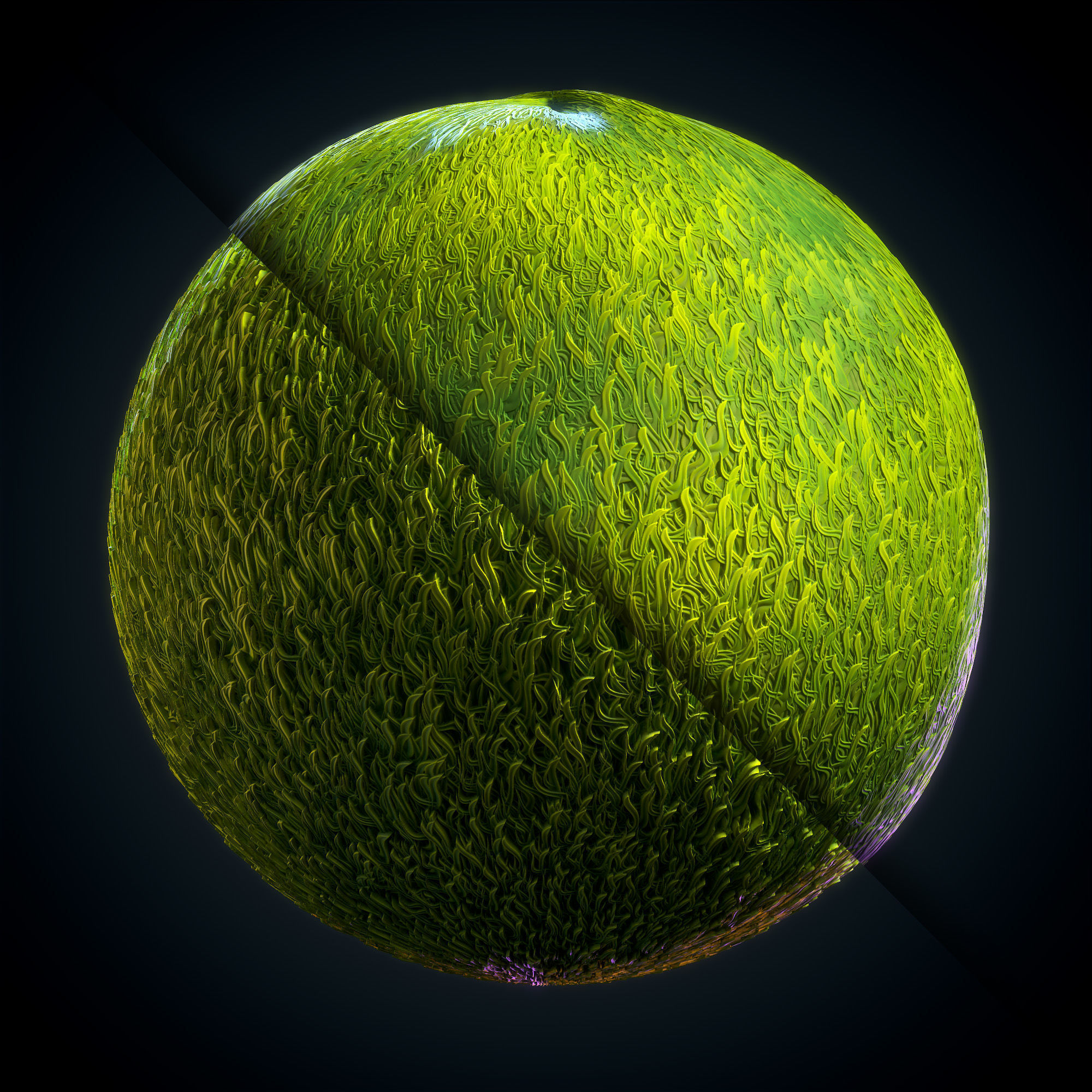 Grass green plain Anime Stylized - VOL 02 - SBsar - Maps Texture_4