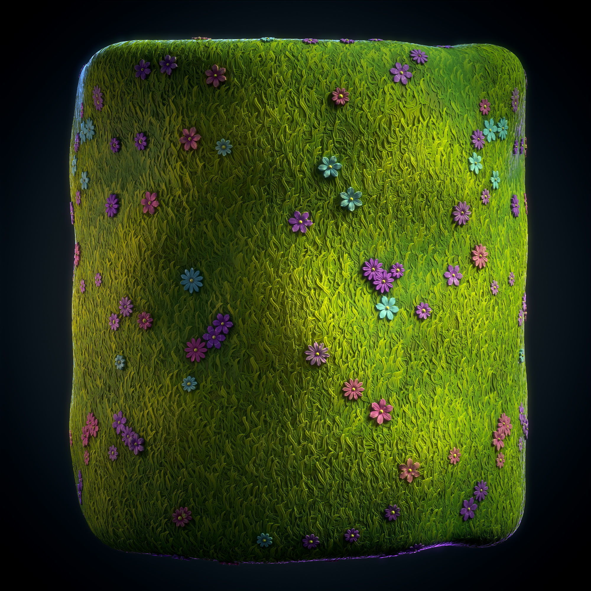 Grass green plain Anime Stylized - VOL 02 - SBsar - Maps Texture_3