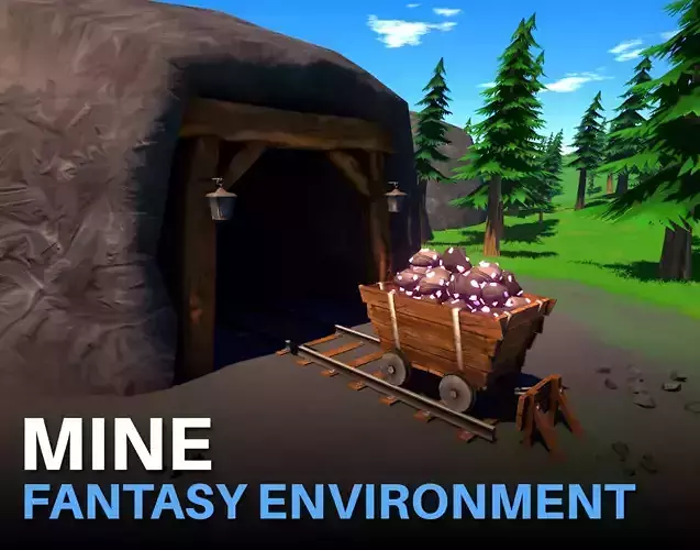 Mine - Stylized Fantasy Environment