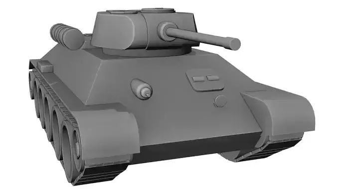 T-34 Tank Free 3D model