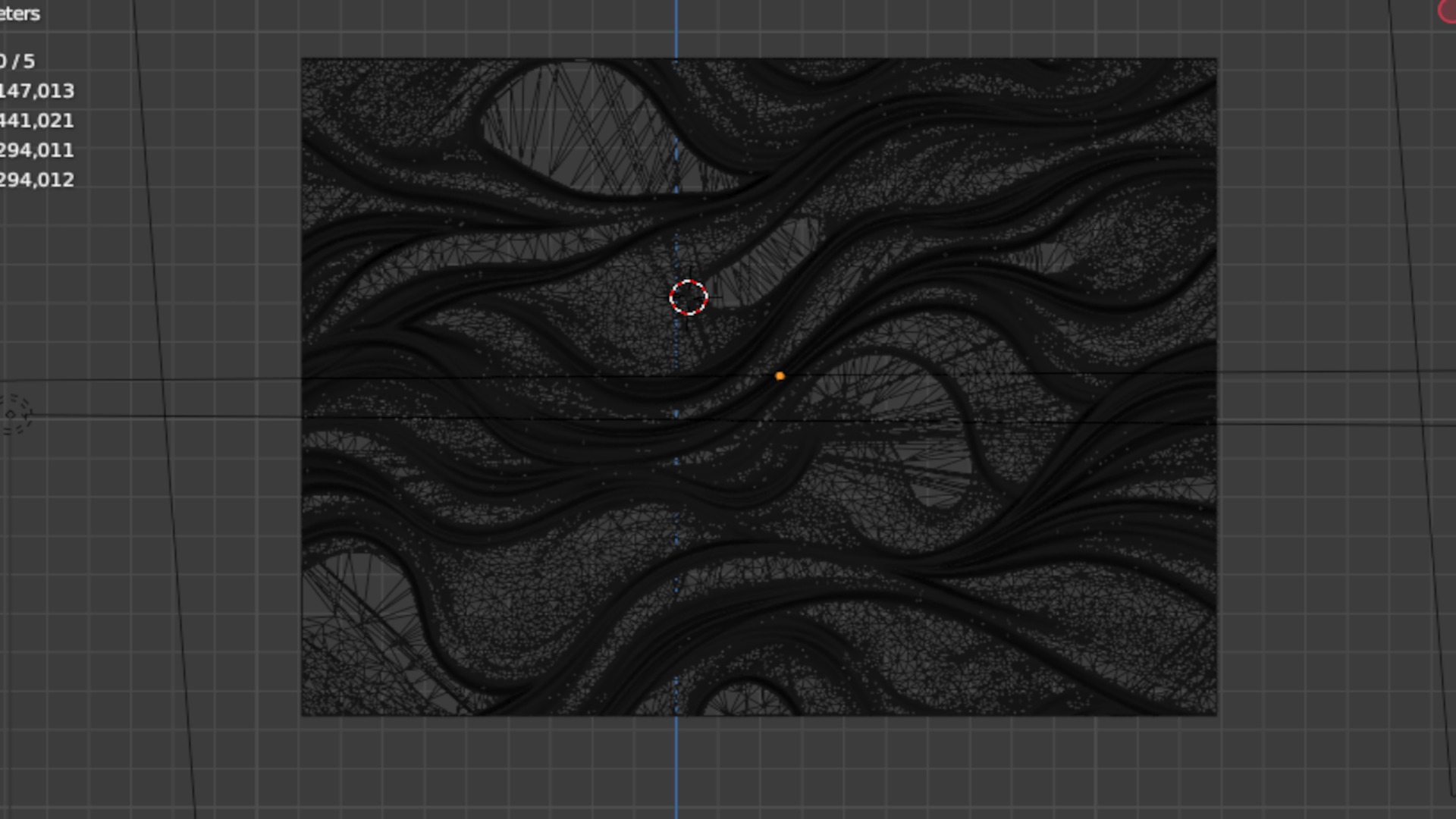 modern panel wall decor set wall relief mural CNC 81 3D model_6