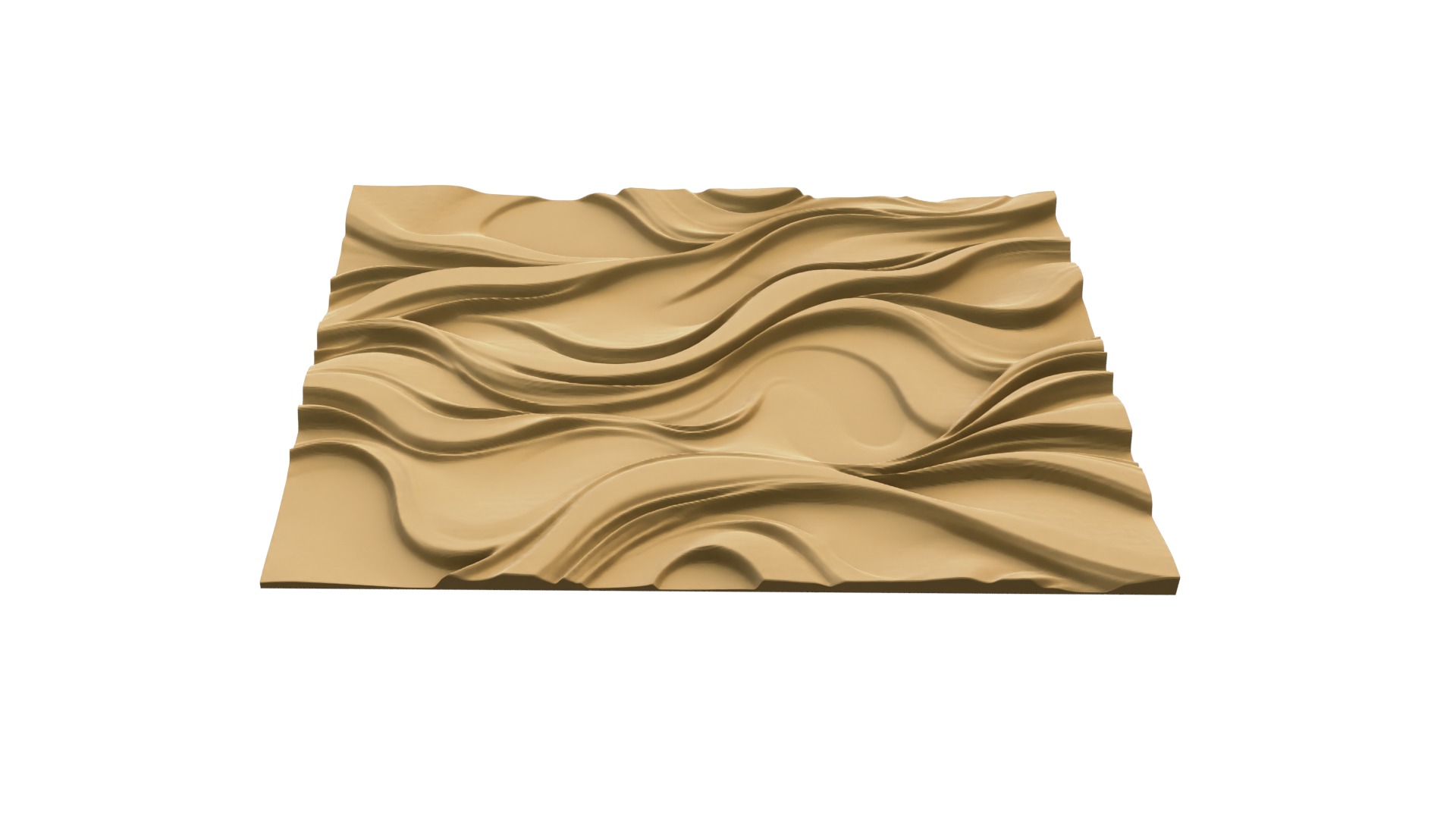 modern panel wall decor set wall relief mural CNC 81 3D model_2