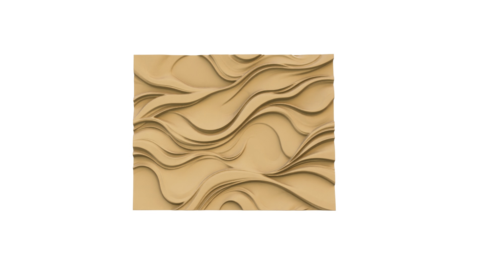 modern panel wall decor set wall relief mural CNC 81 3D model_5