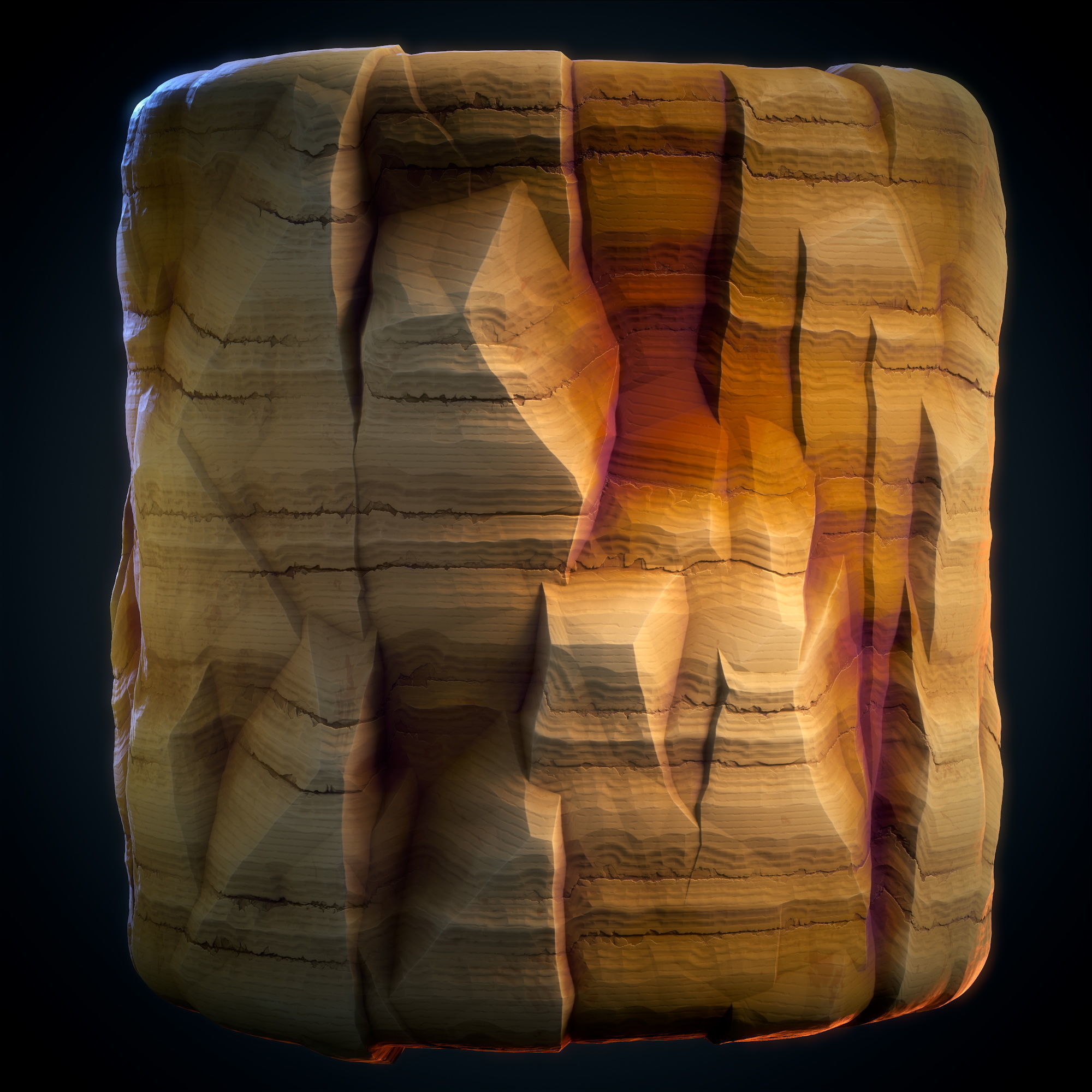 cliff rock stylized - VOL 02 - SBsar - Maps Texture_5