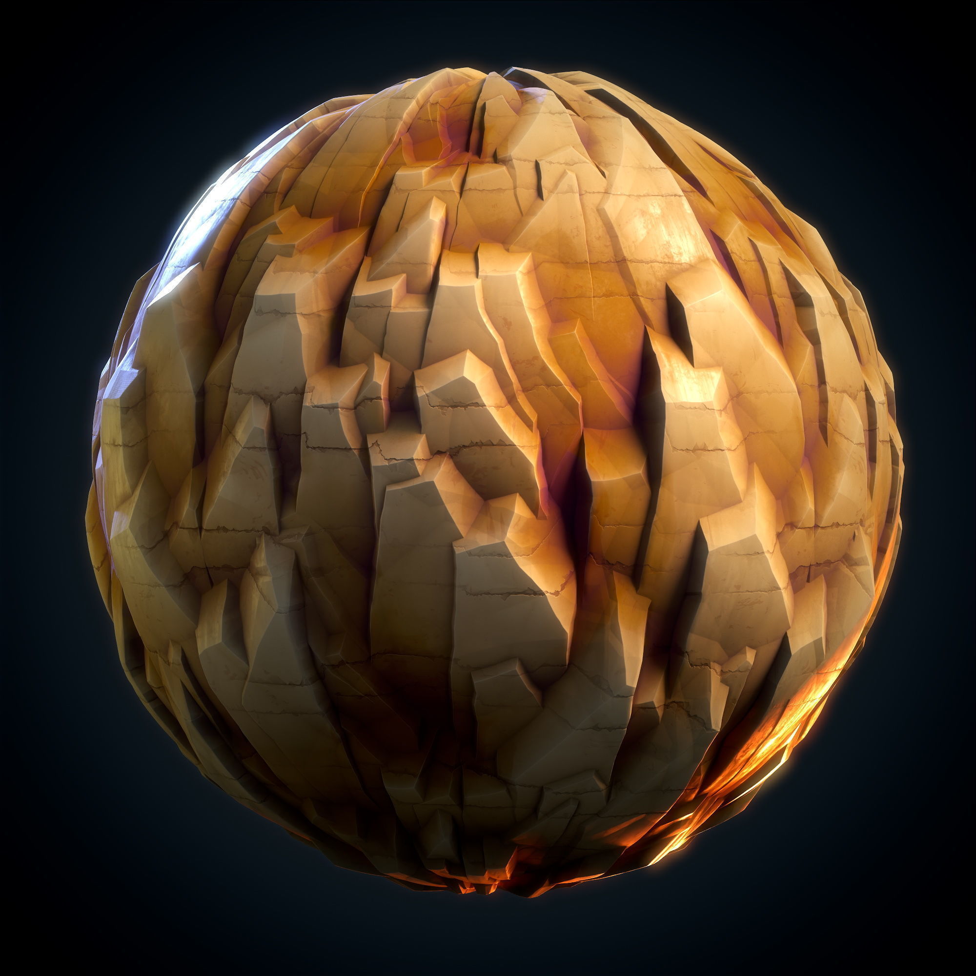 cliff rock stylized - VOL 02 - SBsar - Maps Texture_1