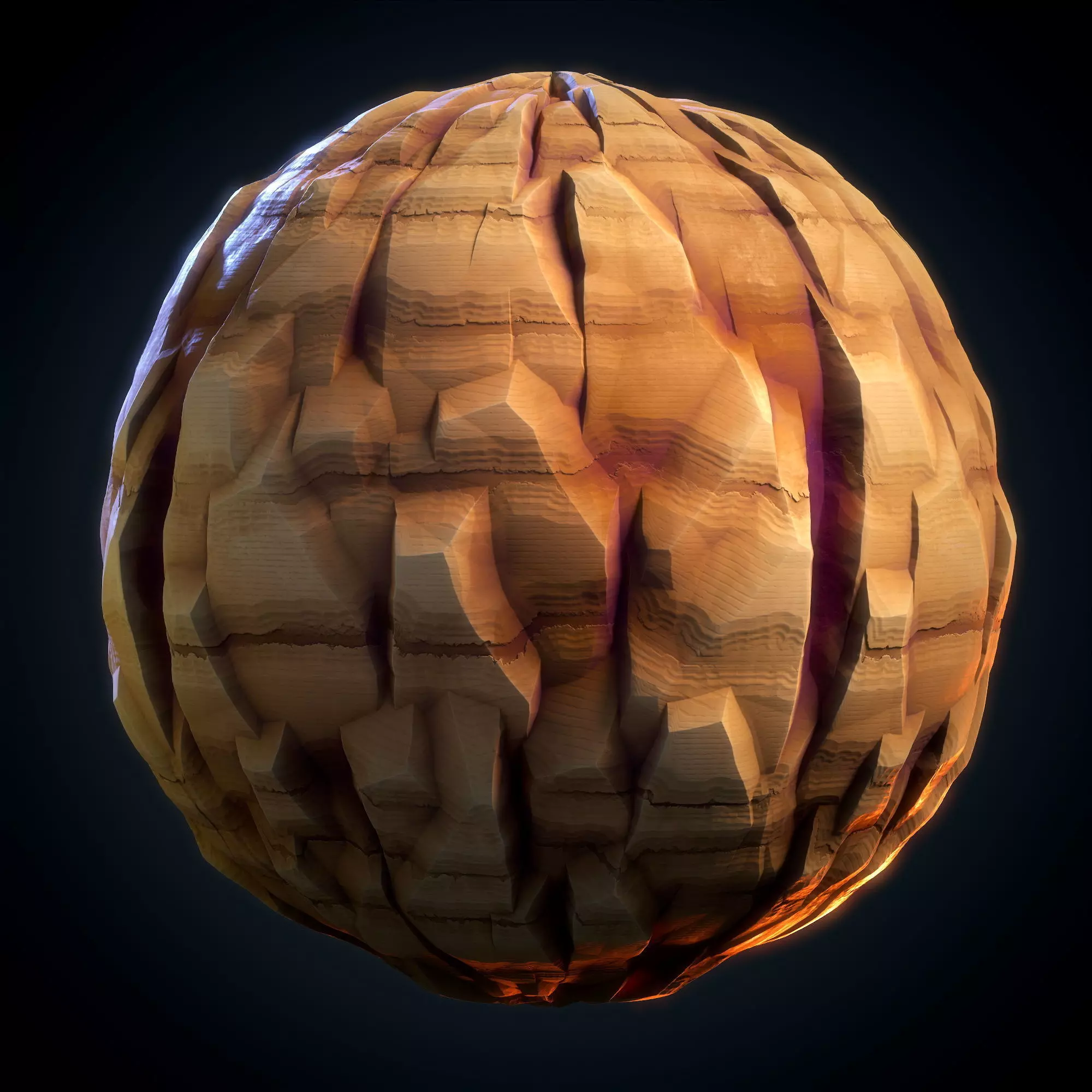 cliff rock stylized - VOL 02 - SBsar - Maps Texture_0