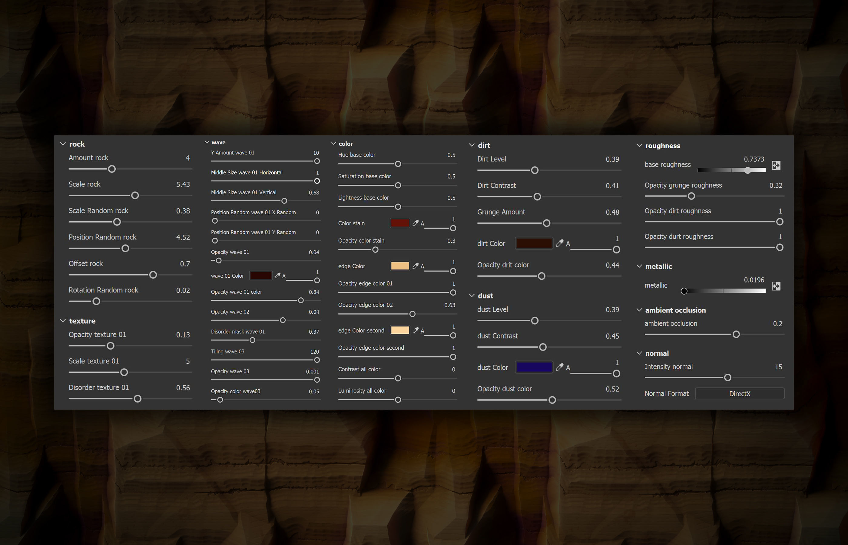 cliff rock stylized - VOL 02 - SBsar - Maps Texture_4