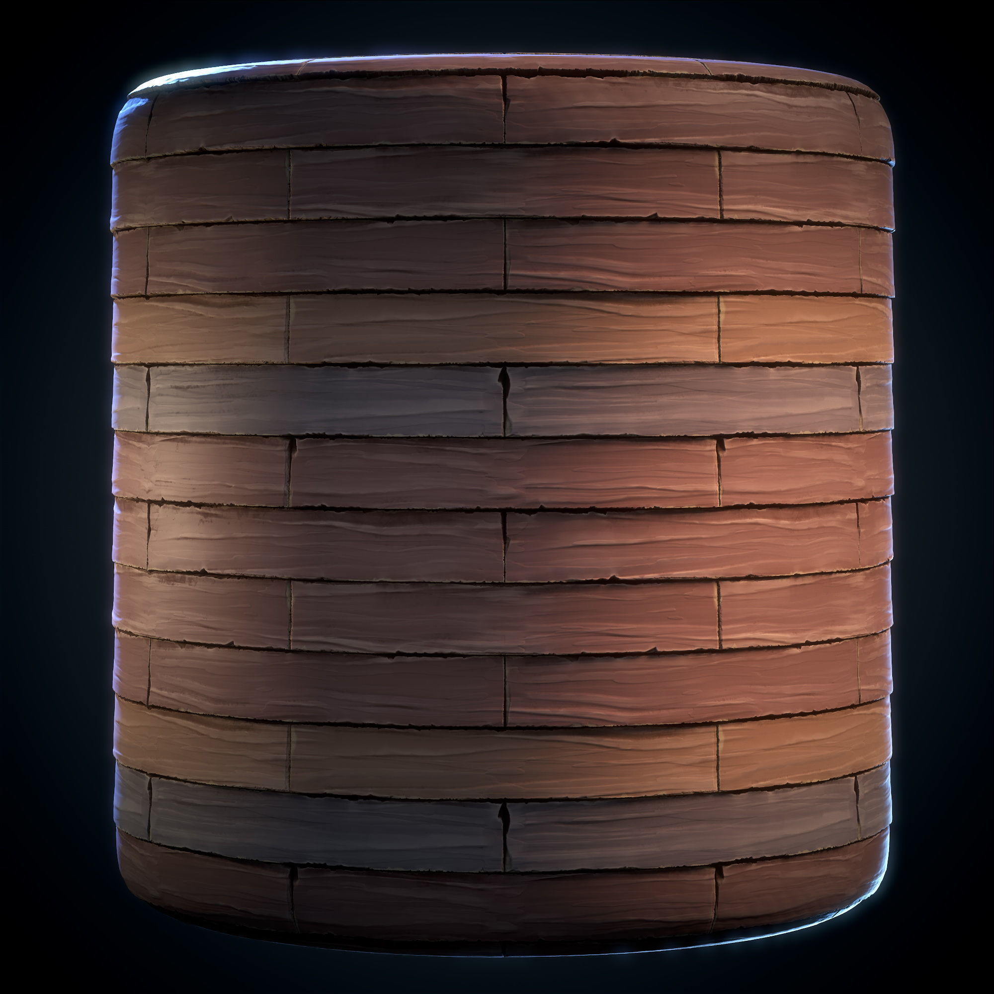 Wood Floor stylized - VOL 04 - SBsar - Maps Texture_1