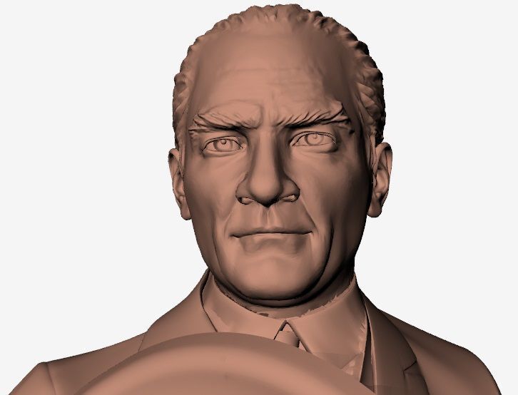 ataturk 3d stl model 3D print model_12