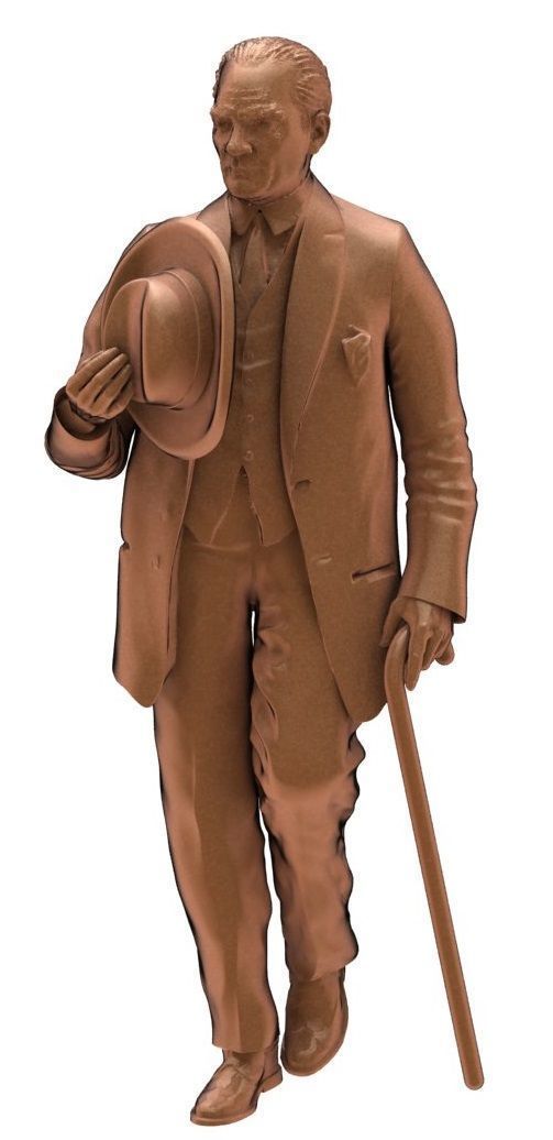 ataturk 3d stl model 3D print model_13