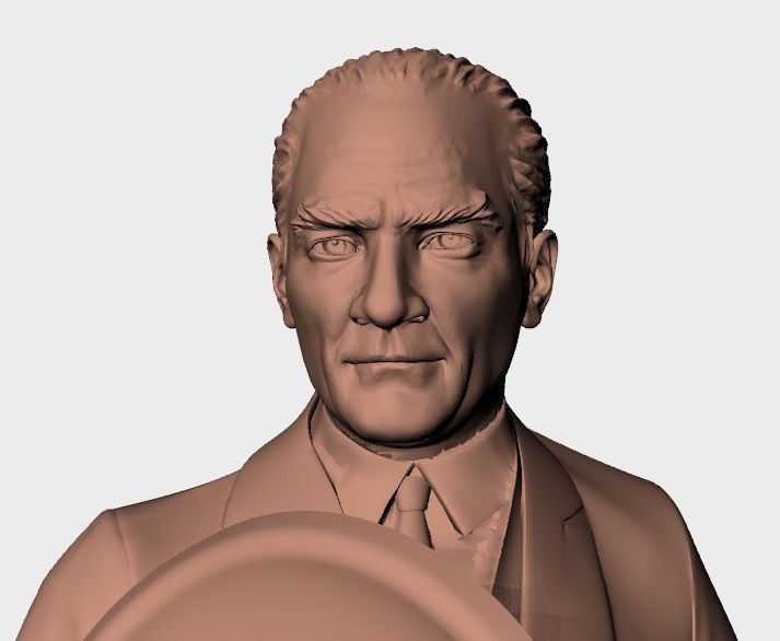 ataturk 3d stl model 3D print model_8