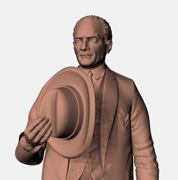 ataturk 3d stl model 3D print model_10