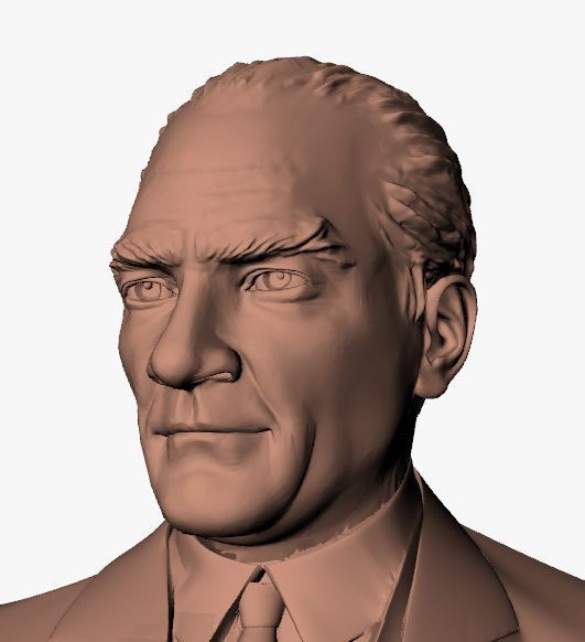 ataturk 3d stl model 3D print model_3