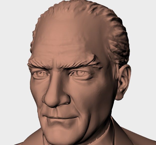 ataturk 3d stl model 3D print model_4