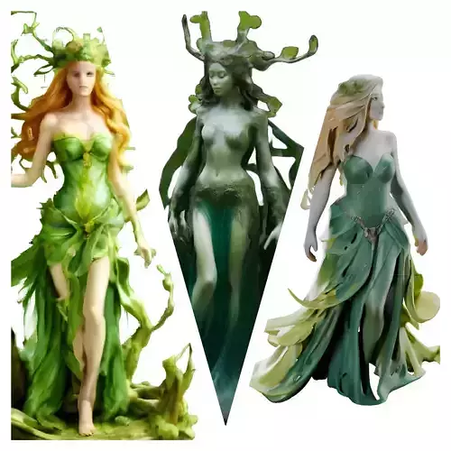 Nature Spirit Sculptures 3D print model