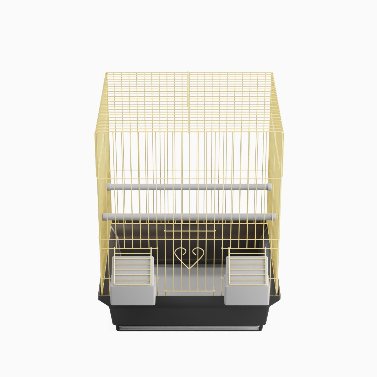 Birdcage Gold 3D model_3
