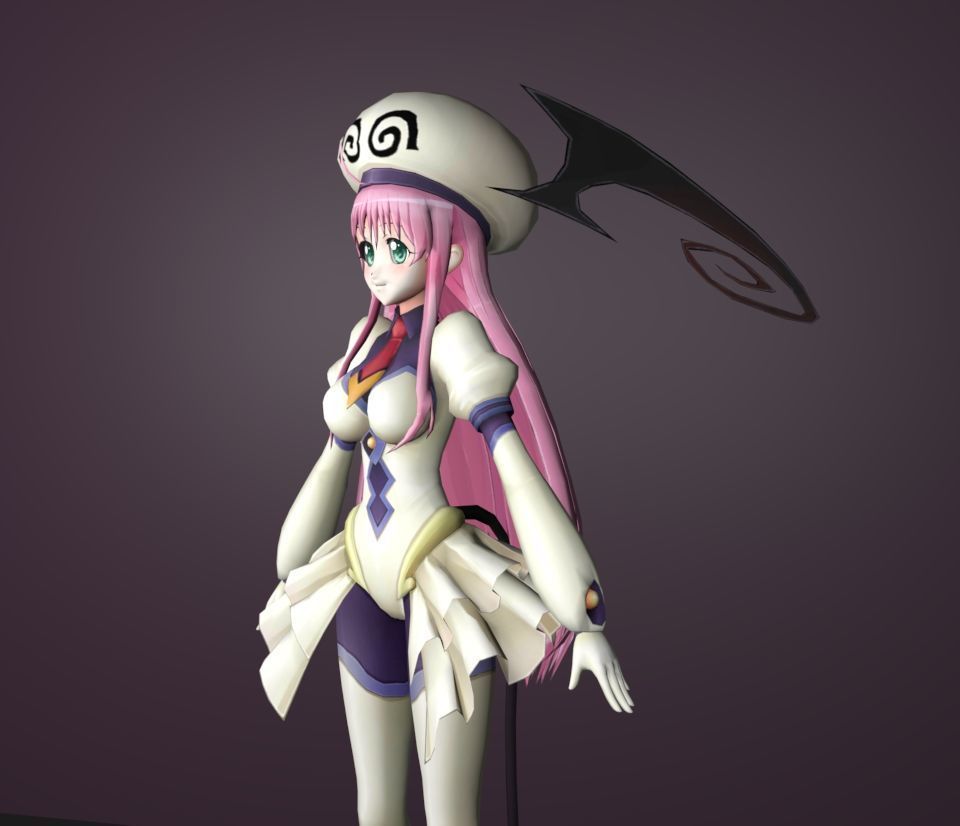 lala sataline deviluke 3D model_2
