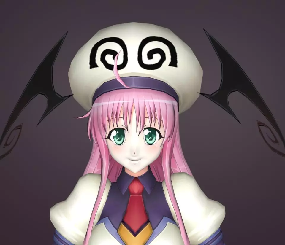 lala sataline deviluke 3D model_0