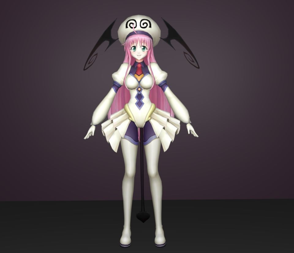 lala sataline deviluke 3D model_1