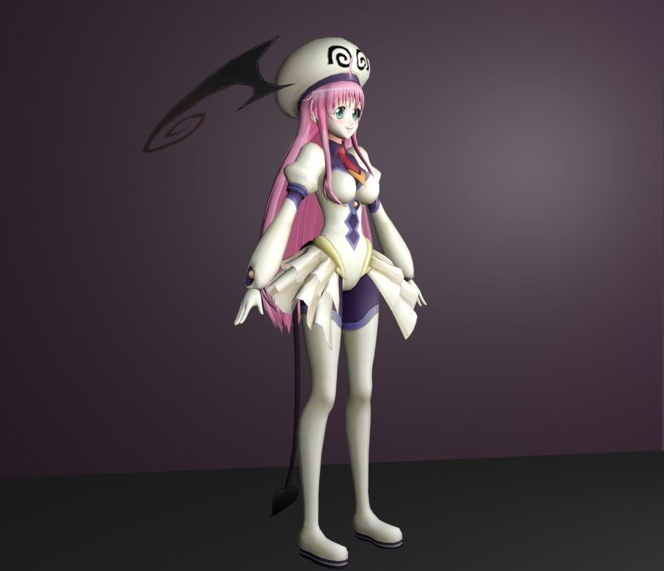 lala sataline deviluke 3D model_3