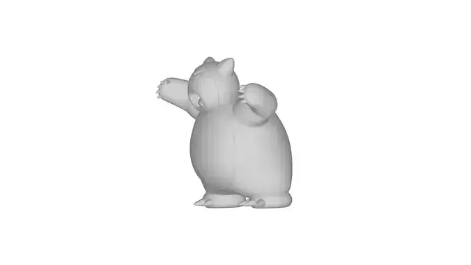 Pokemon Snorlax 3D Print Model STL for 3D Printing Print Ready 3D print model