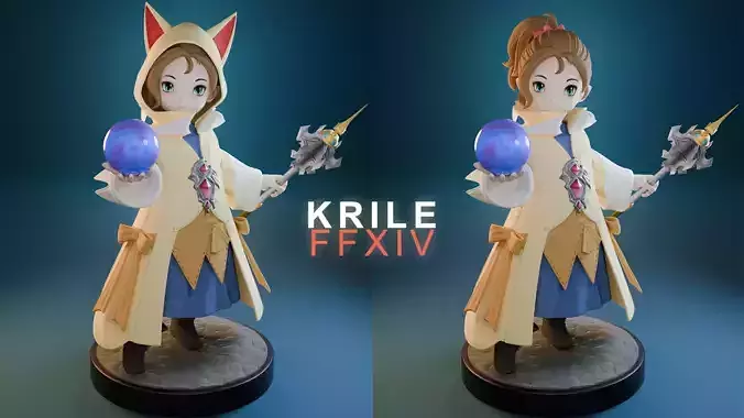 Krile - Final Fantasy XIV 3D print model
