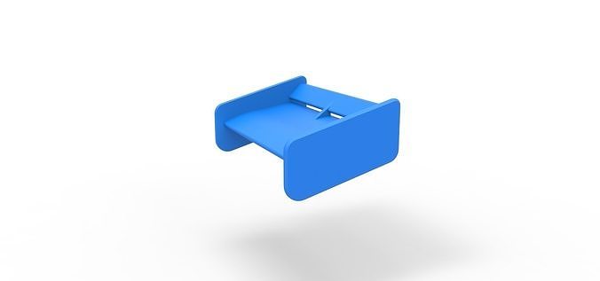 Wing of Supermodified front engine race car V2 Scale 1 to 25 3D print model