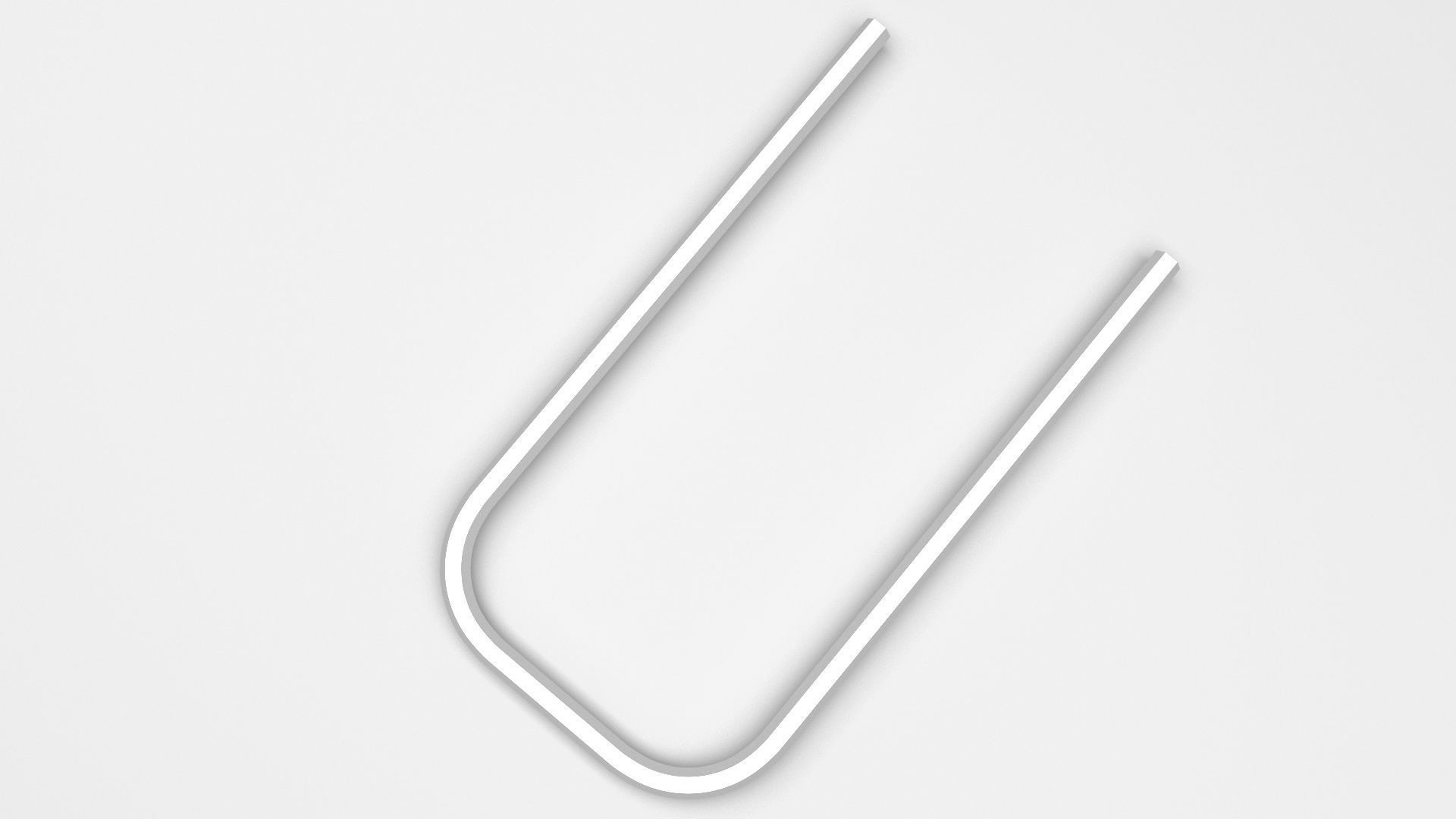 U Shaped Allen Wrench 3D model_1