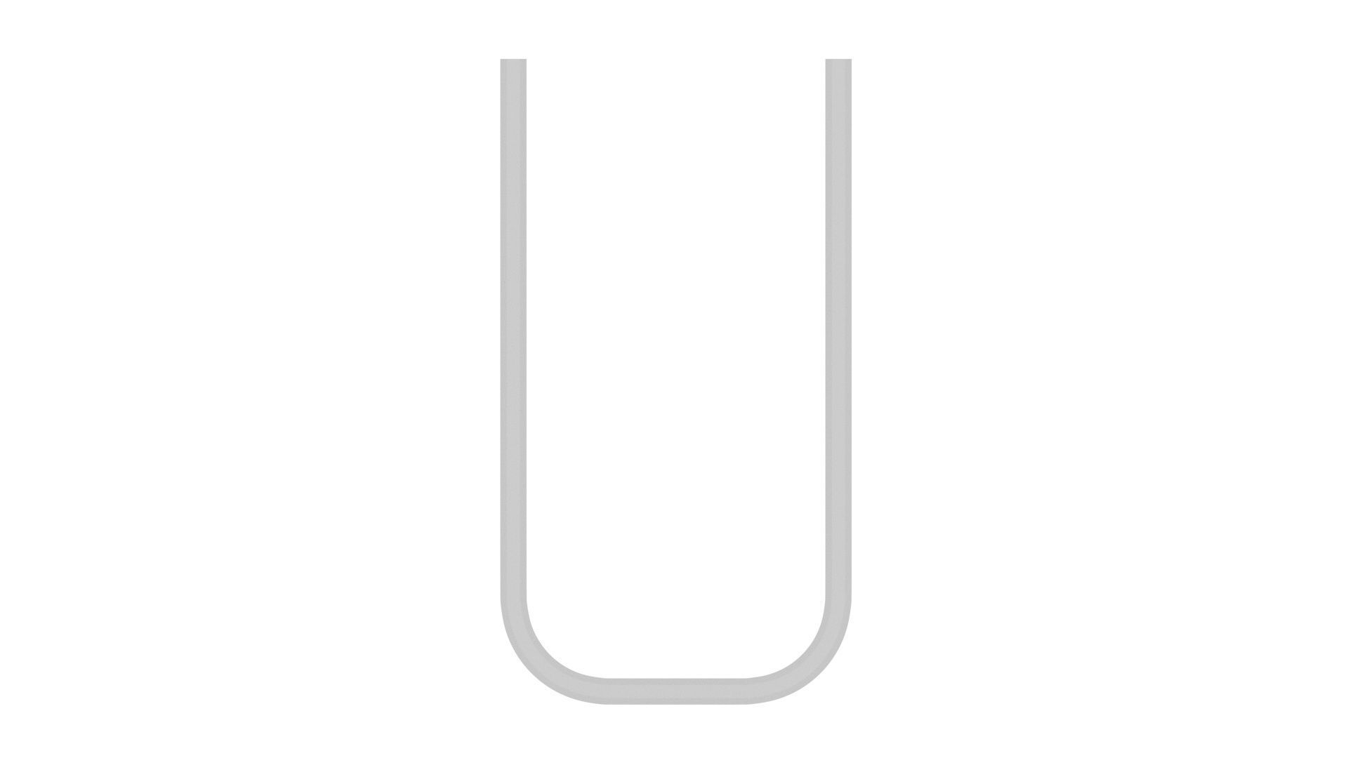 U Shaped Allen Wrench 3D model_13