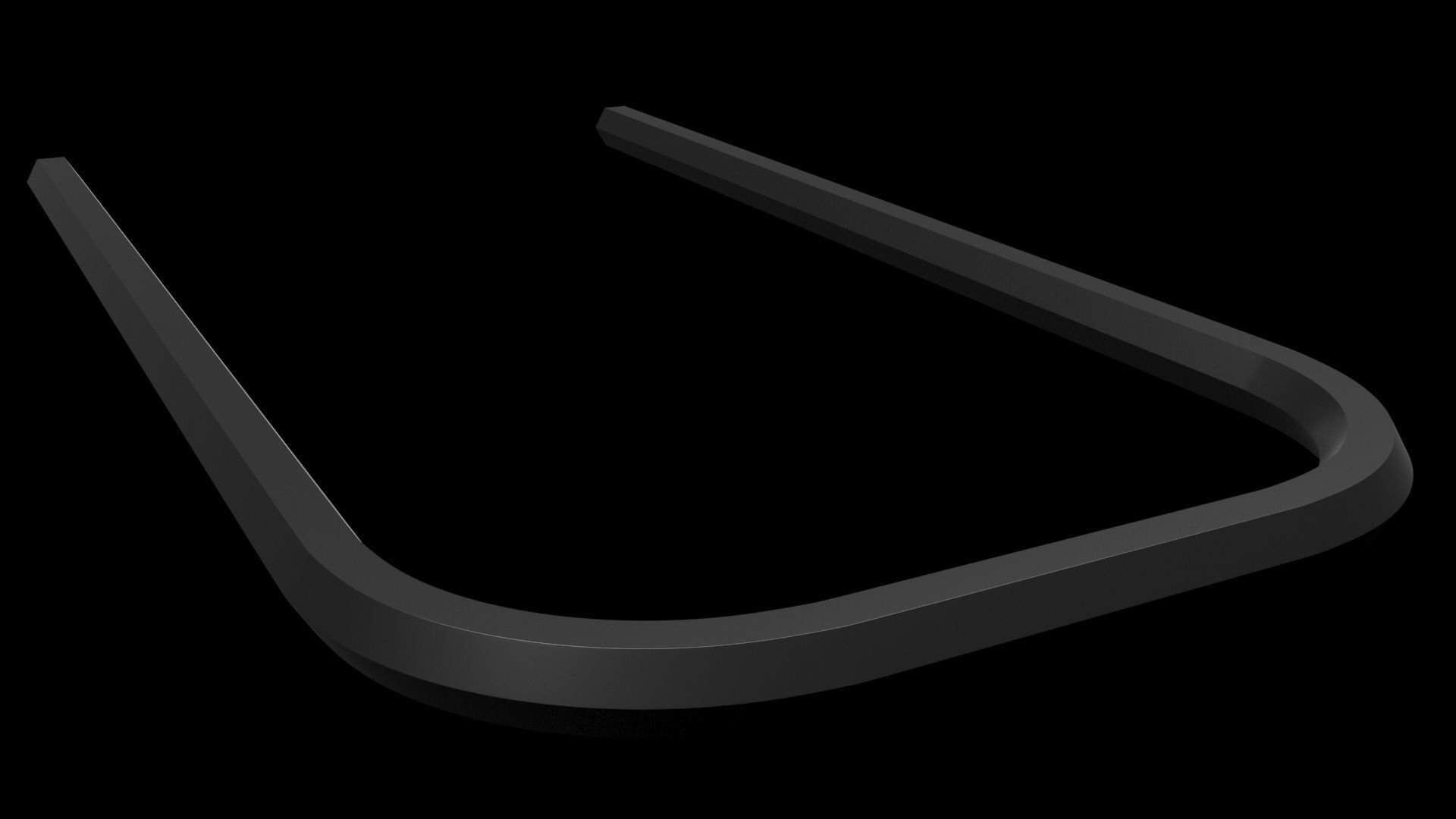U Shaped Allen Wrench 3D model_6