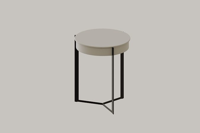 Sidetable Low-poly 3D model