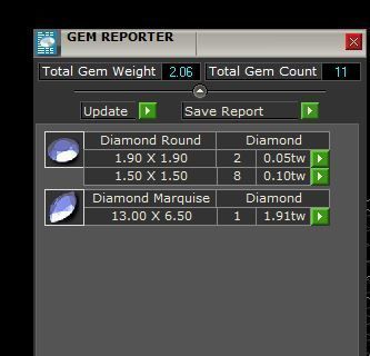 Diamond ring 3D print model_4