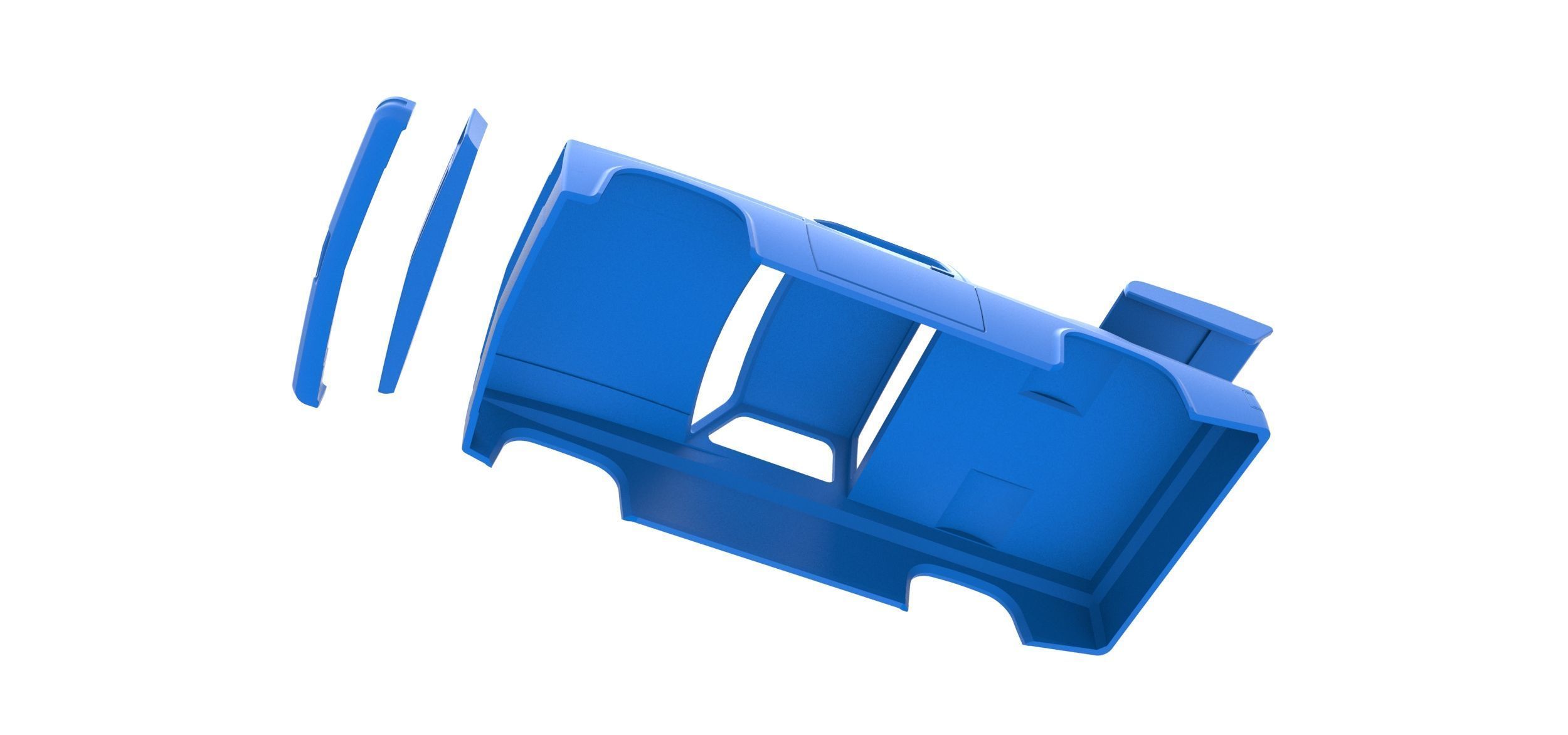 Shell of Dragster truck Scale 1 to 25 3D print model_15