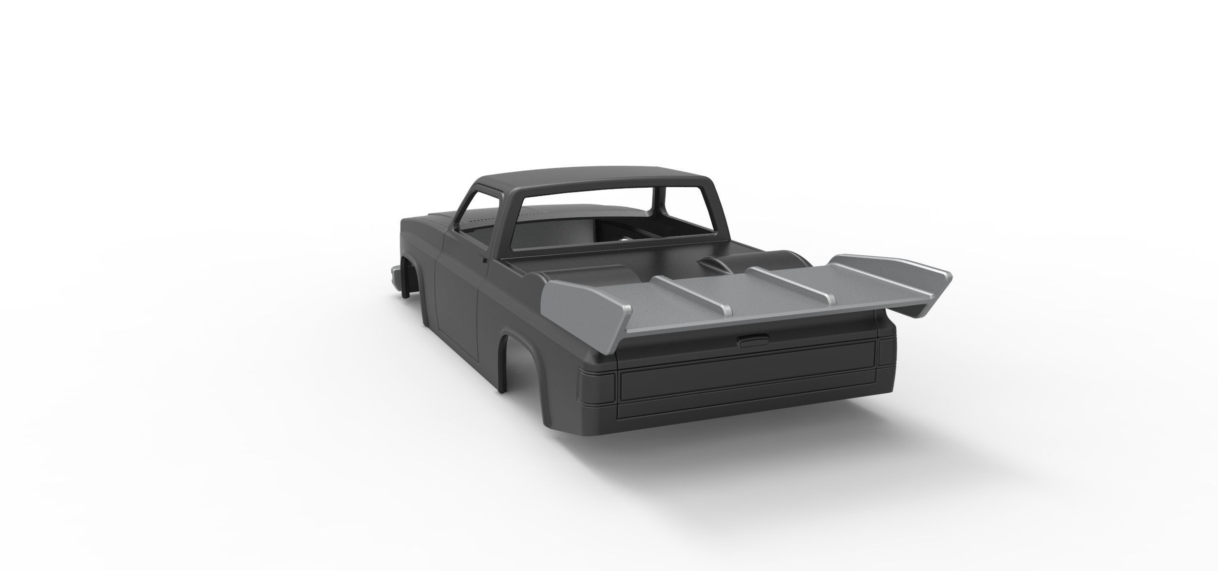 Shell of Dragster truck Scale 1 to 25 3D print model_10