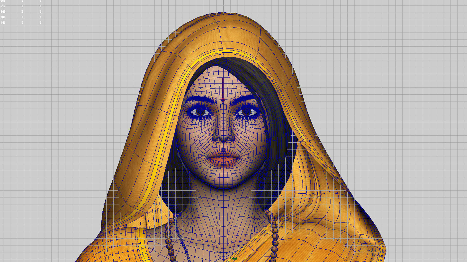 sita ram t pose  3D model_4