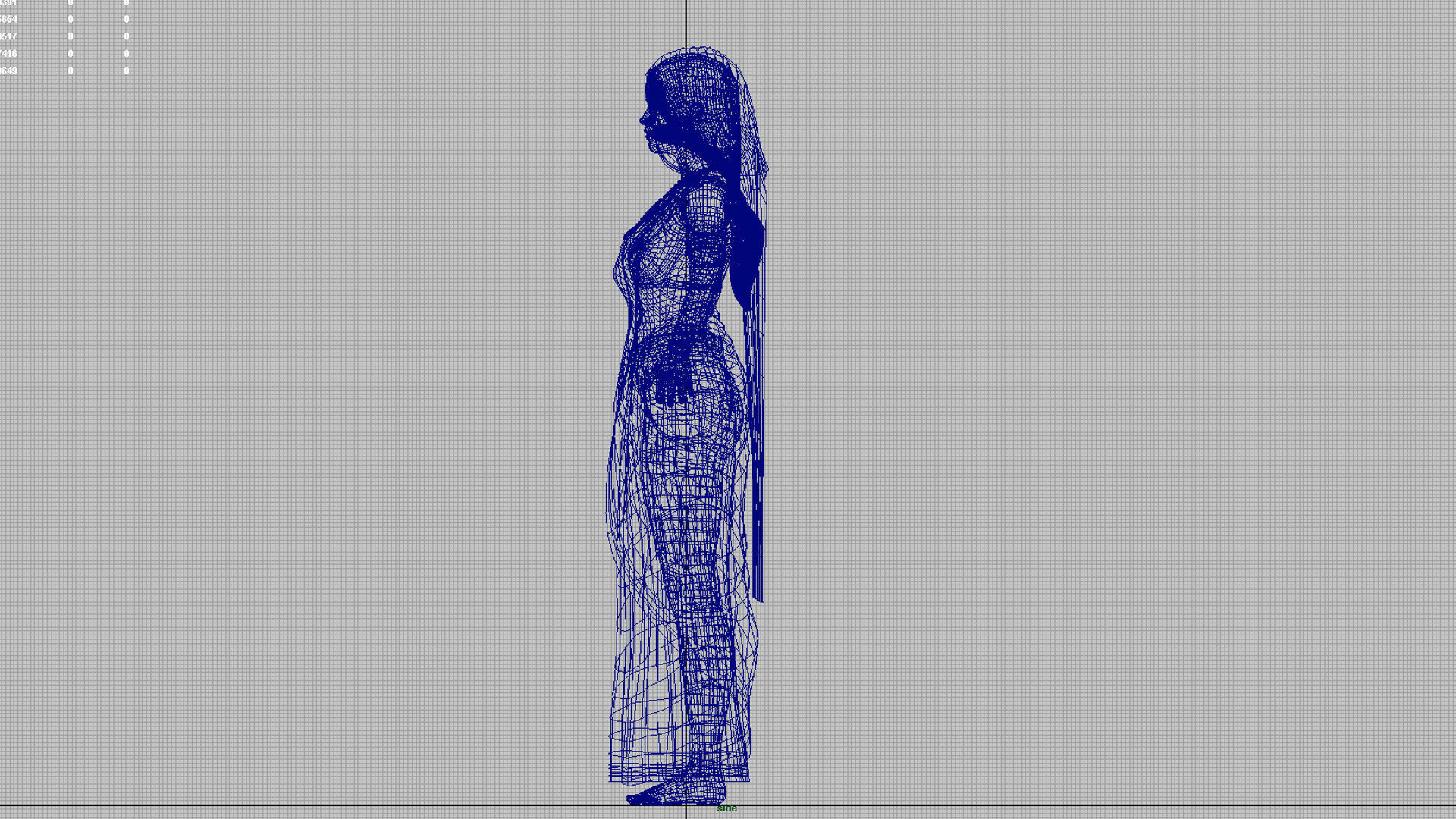 sita ram t pose  3D model_7