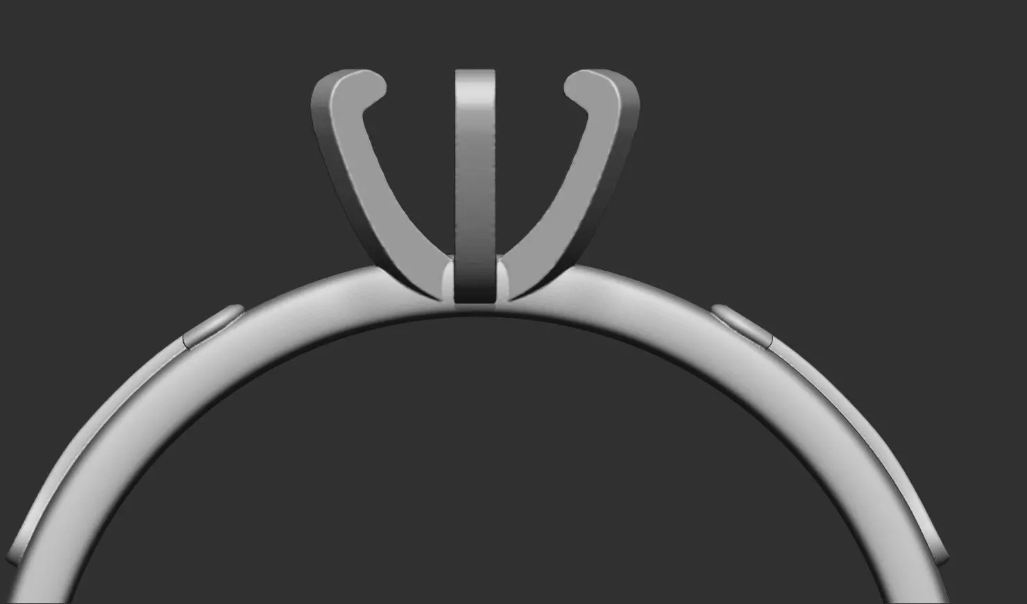 Diamond Ring 3D print model_1