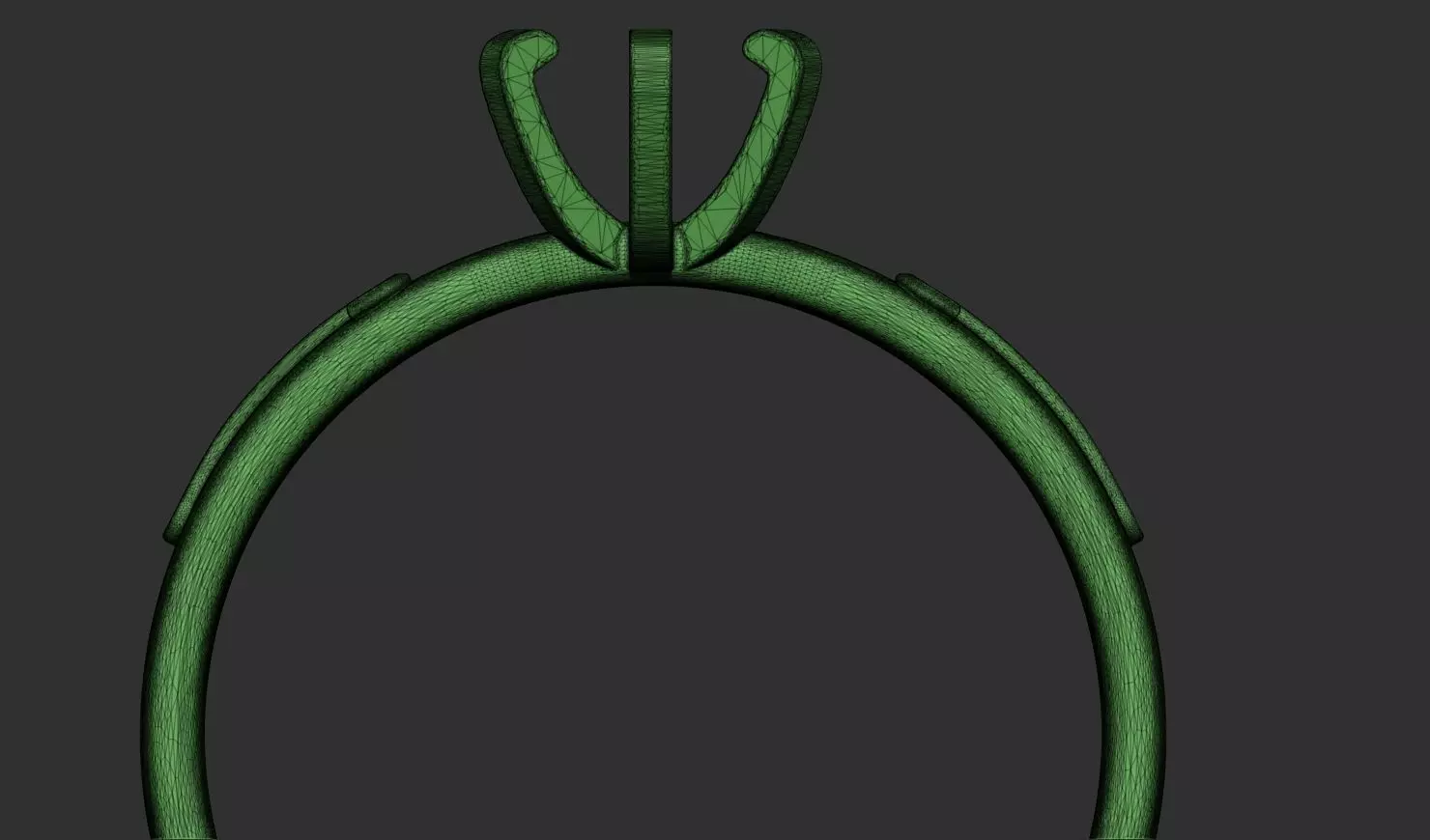 Diamond Ring 3D print model_11