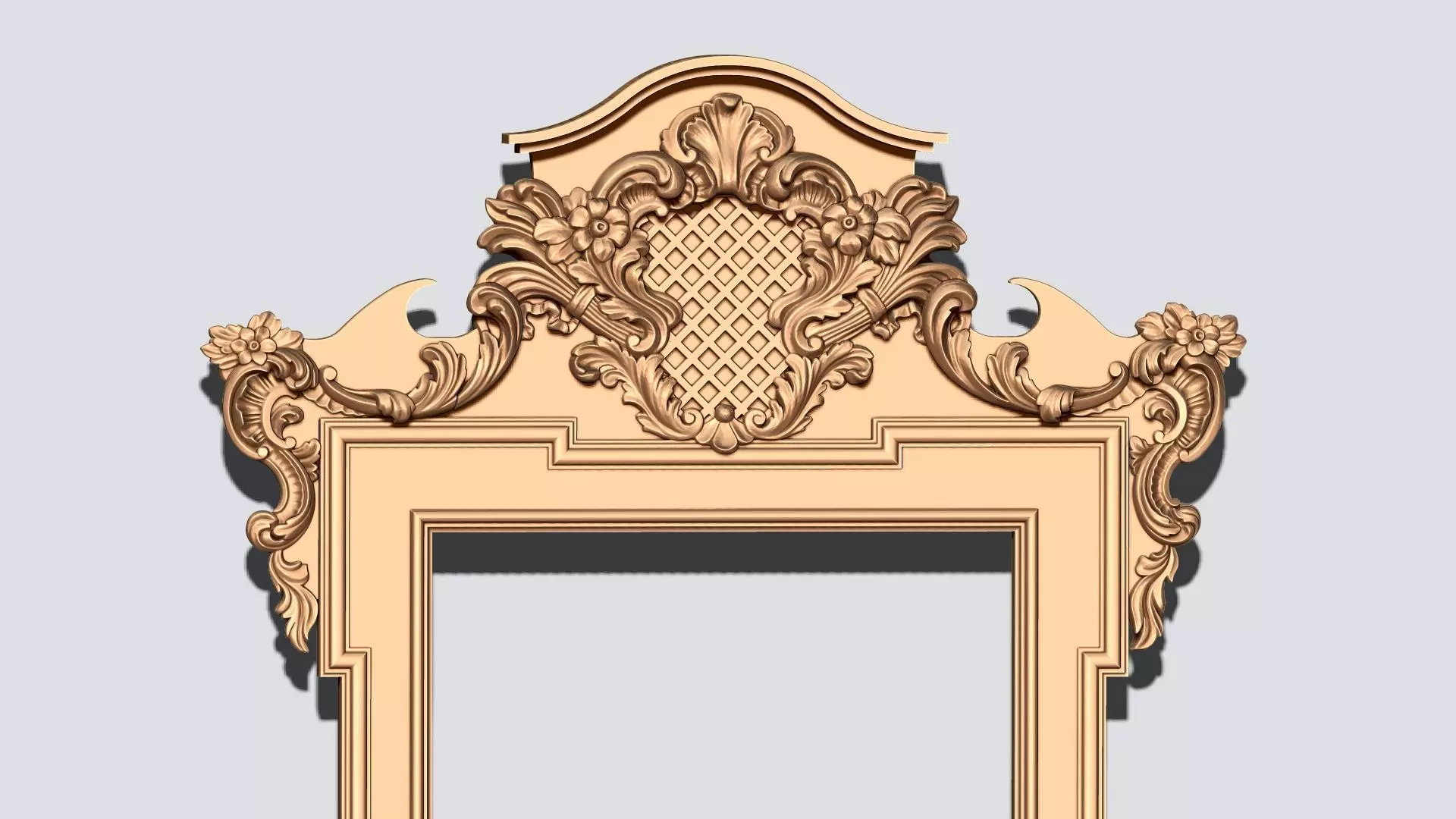 3D Decorative plaster Wall Molding N5 3D print model
