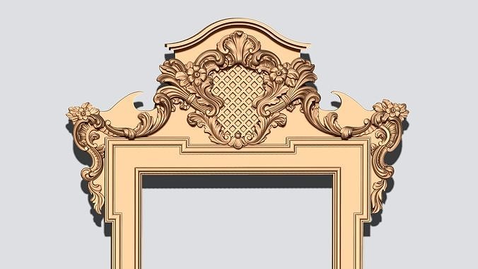 3D Decorative plaster Wall Molding N5 3D print model