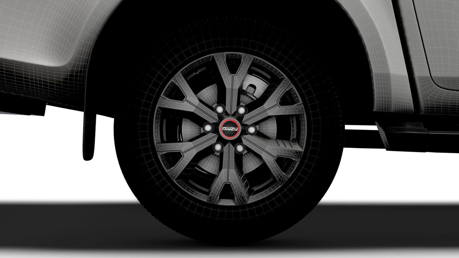 Isuzu D Max V Cross 2023 3D model_21